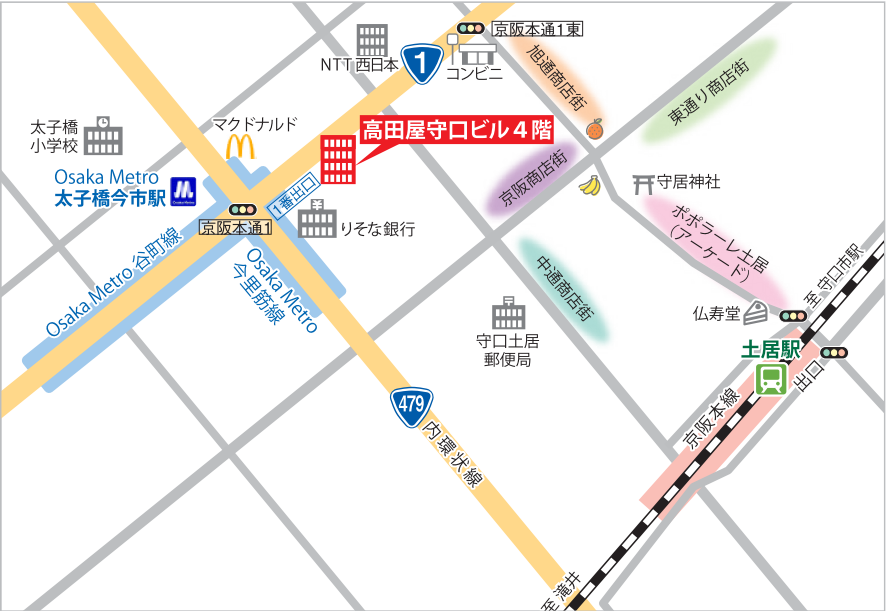 ぷらす守口地図